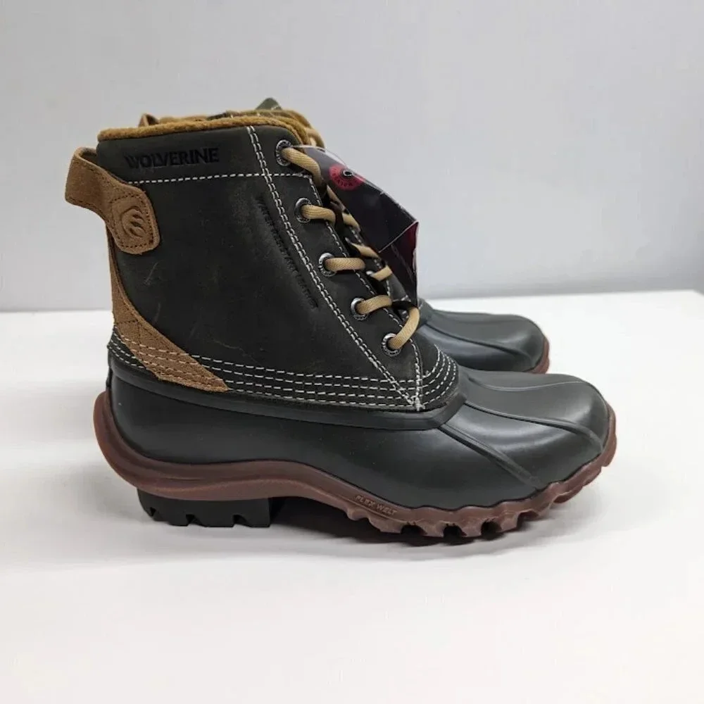 NWT Wolverine Women's Torrent Waterproof Duck Boot Size 5.5